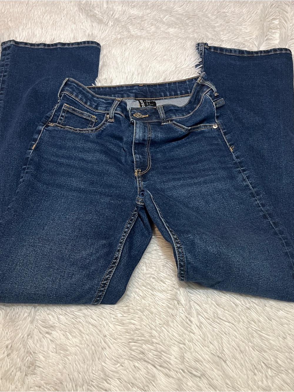 H&M Divided Dark Wash Flare Jeans Size 8